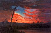 Frederic Edwin Church Our Banner in the Sky china oil painting artist